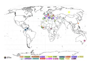 La carte interactive réalisée par les élèves